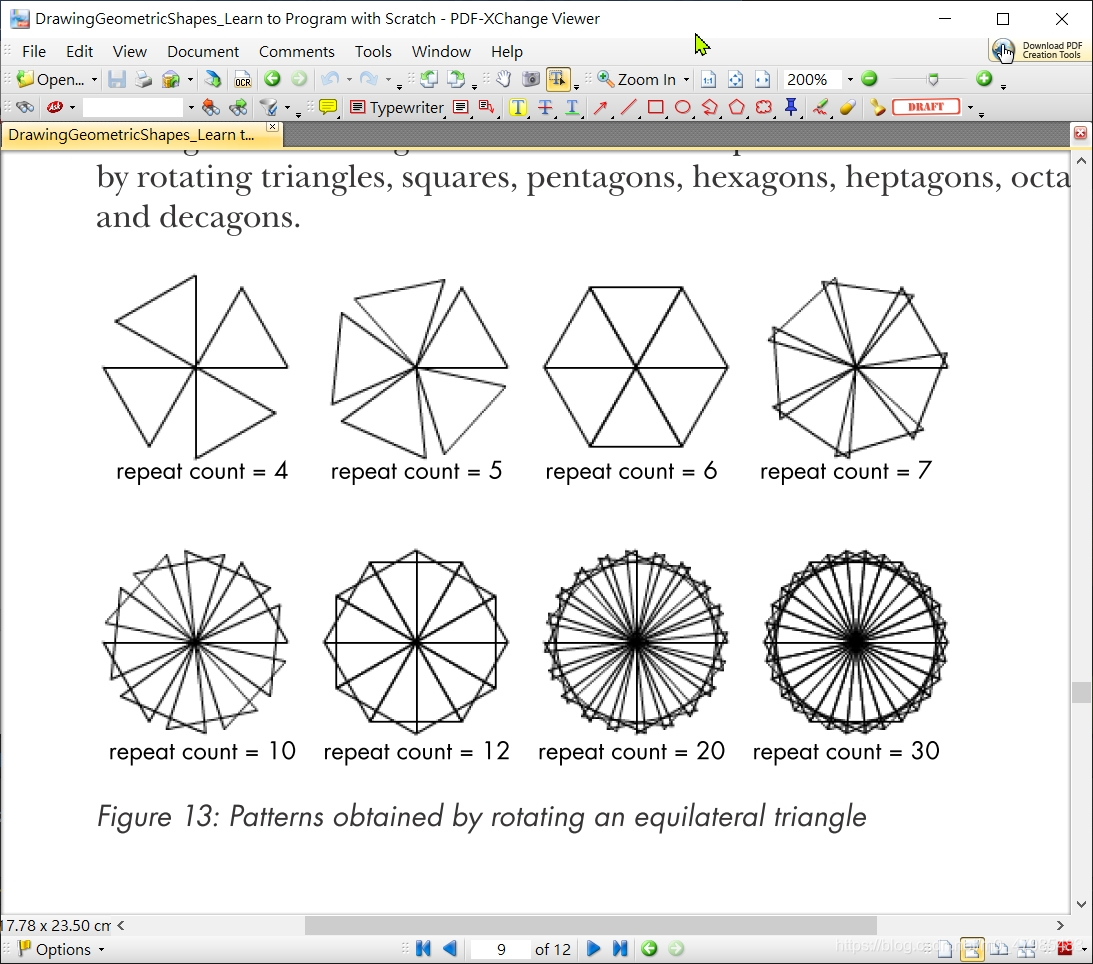 PatternByRotateTriangle