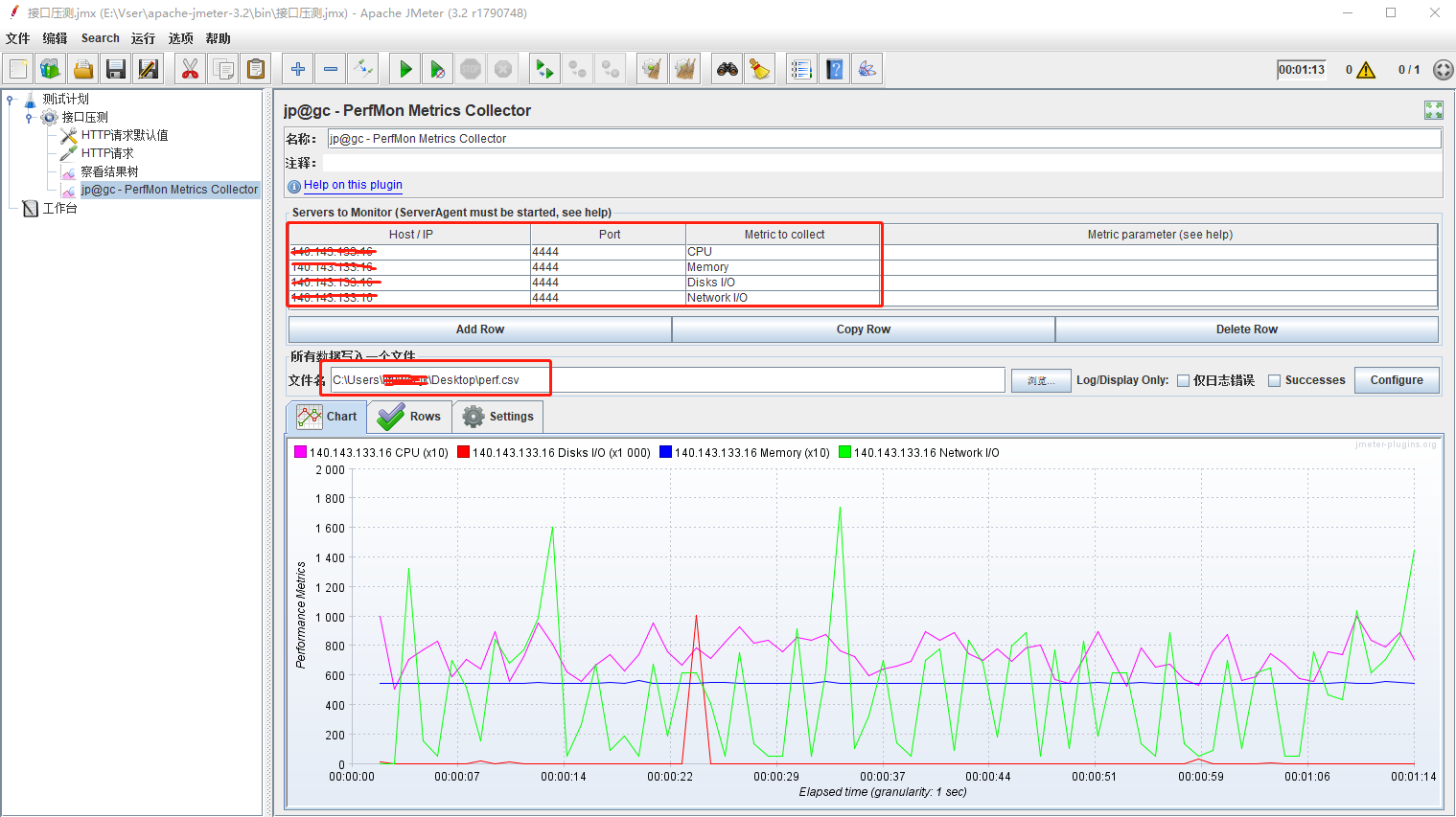Jmeter压力测试之服务器性能检测PerfMon & ServerAgent_服务器离线性能检测-CSDN博客