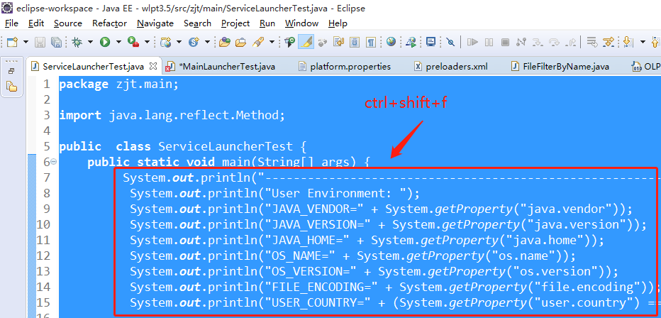 eclipse modify shortcut keys - Programmer Sought