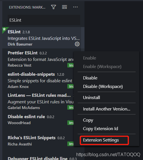 Vue项目中的eslintrc校验格式 使用vscode的eslint保存自动修正格式 Tatoqoq的博客 Csdn博客