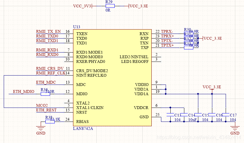 STM32CubeMX 配置stm32f429 lan8742a流程