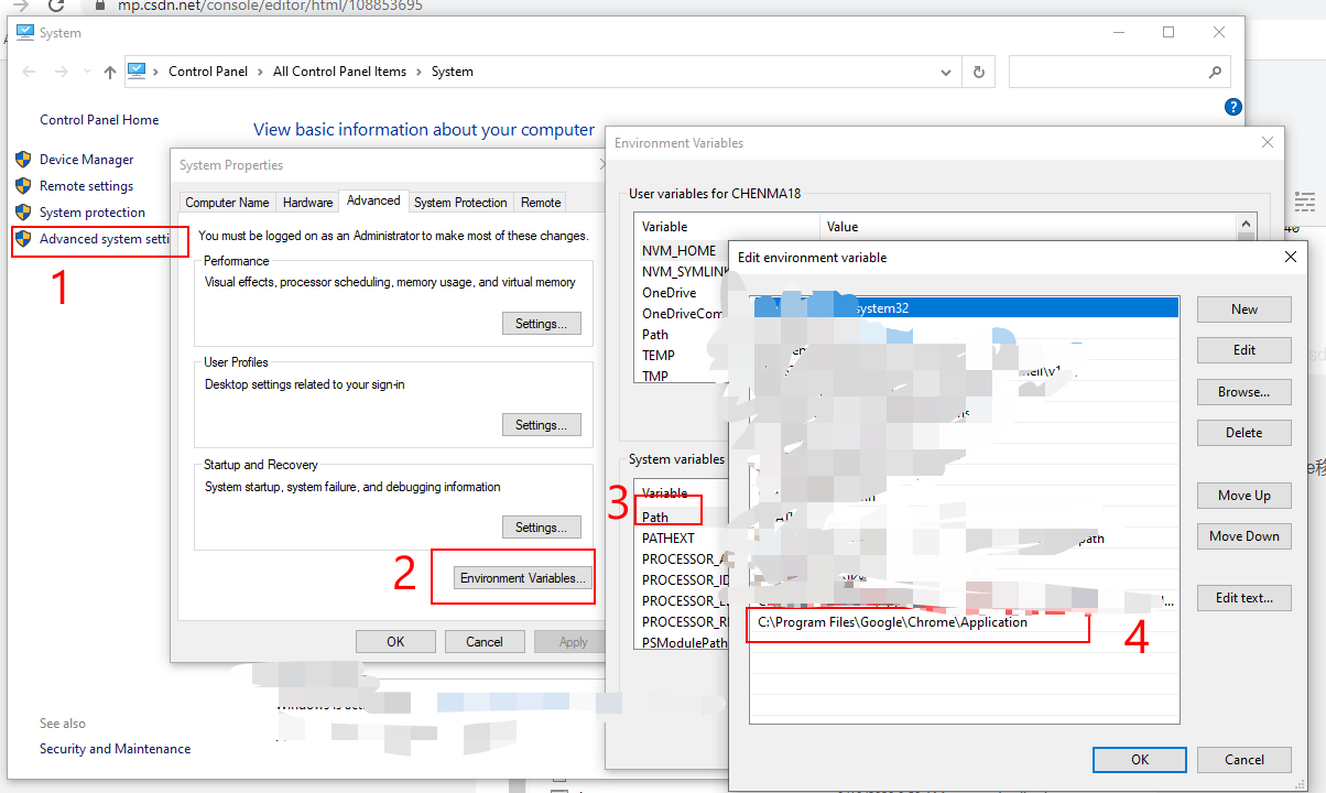 RIDE用到chrome浏览器：Message: ‘chromedriver‘ executable needs to be in PATH ...