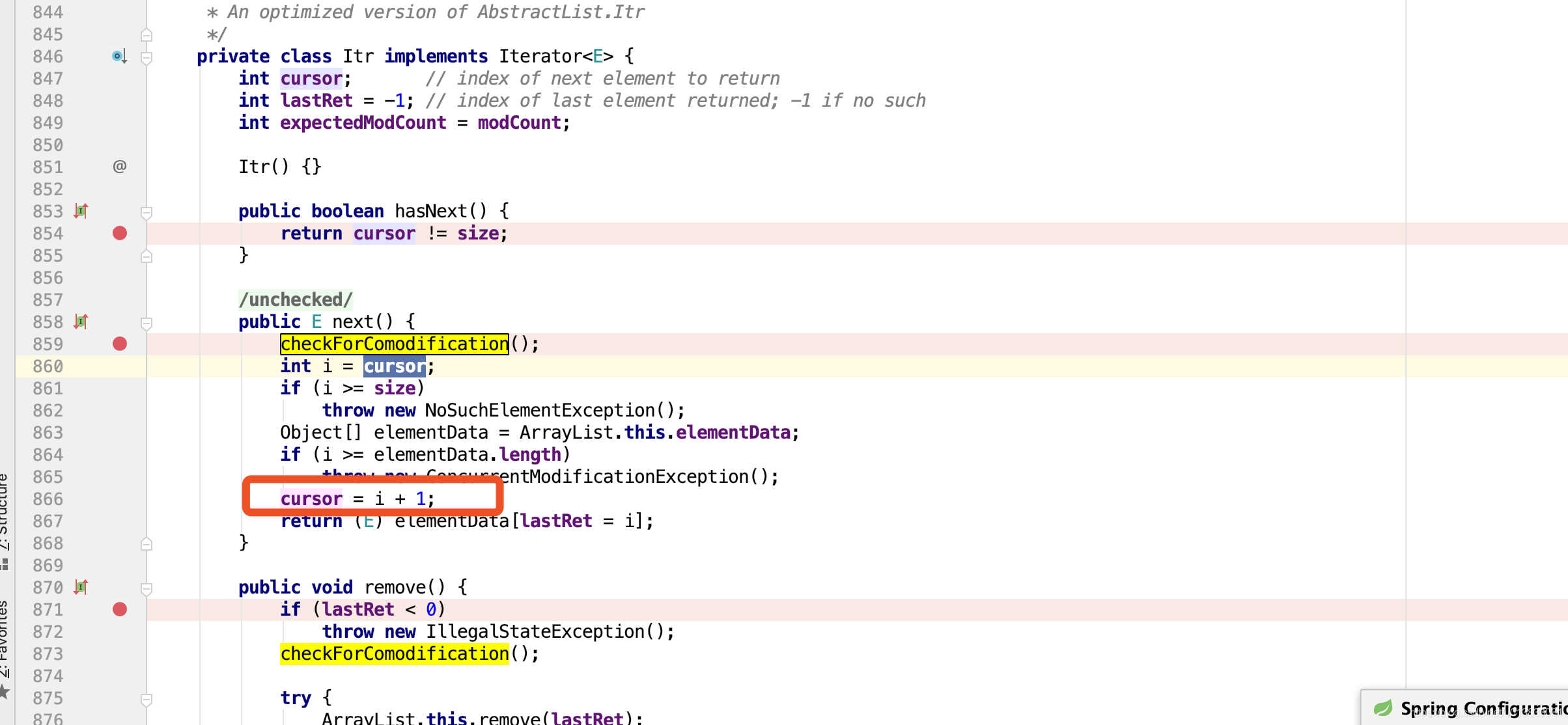 Java List Remove Add ConcurrentModificationException