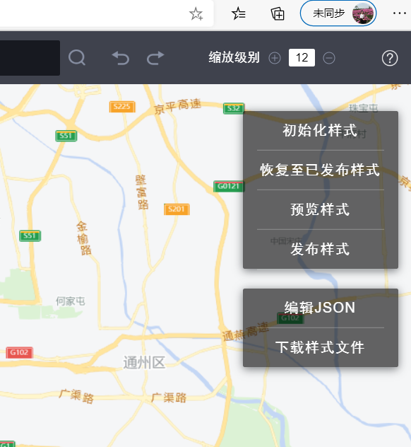 Android removes the white road in the satellite map in the Baidu map ...