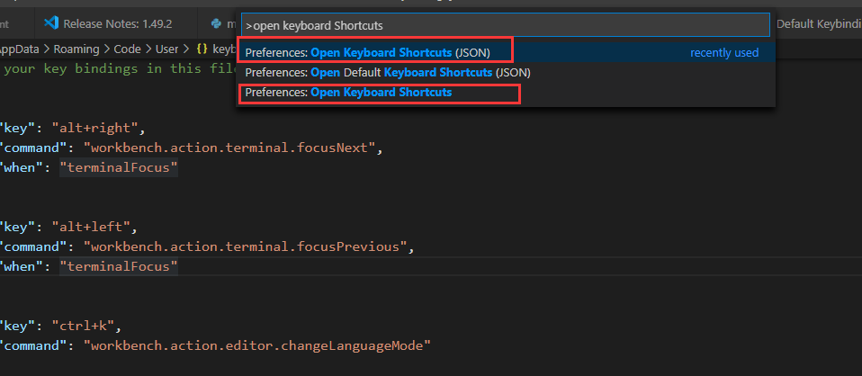 VS Code 清空控制台 快捷键，ctrl+k， clear terminal。_vscode 清空控制台快捷键-CSDN博客