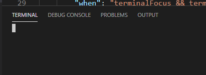 VS Code 清空控制台 快捷键,ctrl+k, clear terminal。_vscode清空控制台-CSDN博客