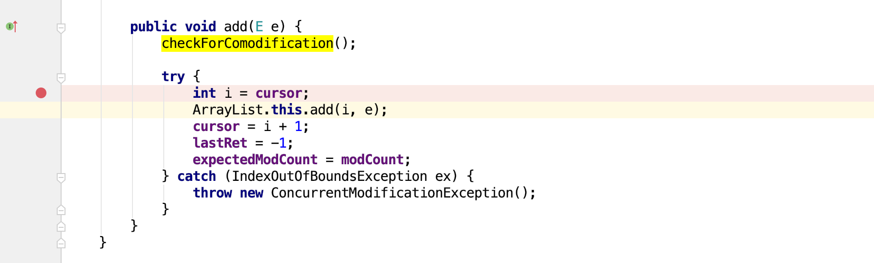 java中List 循环迭代时,remove/add 导致的ConcurrentModificationException以及正确的操作姿势