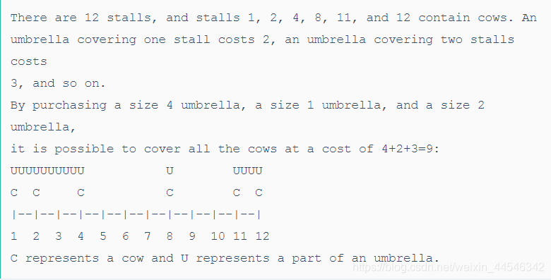 C++ Umbrellas for Cows