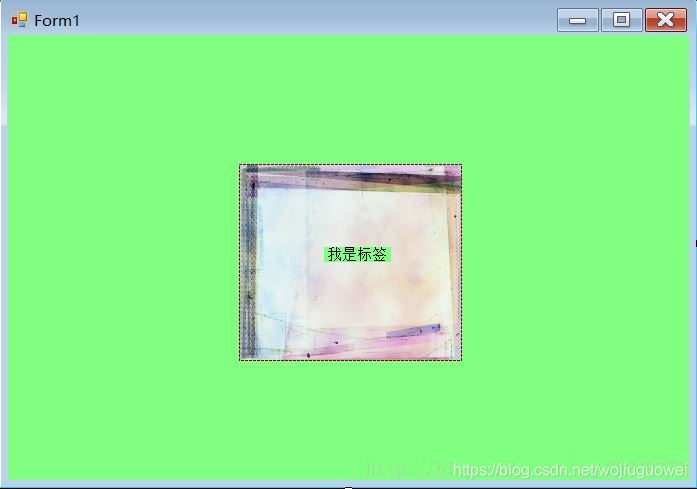 C# 设置label(标签)控件的背景颜色为透明,picturebox上添加picturebox,设置父窗口关系后,显示相对位置_c#中 ...