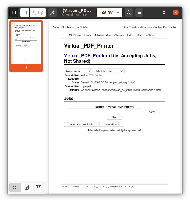 ubuntu 20.04 安装pdf虚拟打印服务cups_ubuntu cups安装pdfCSDN博客
