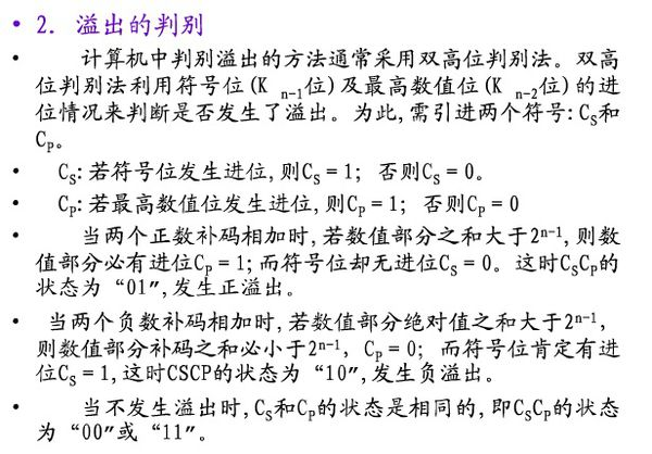 溢出的判别