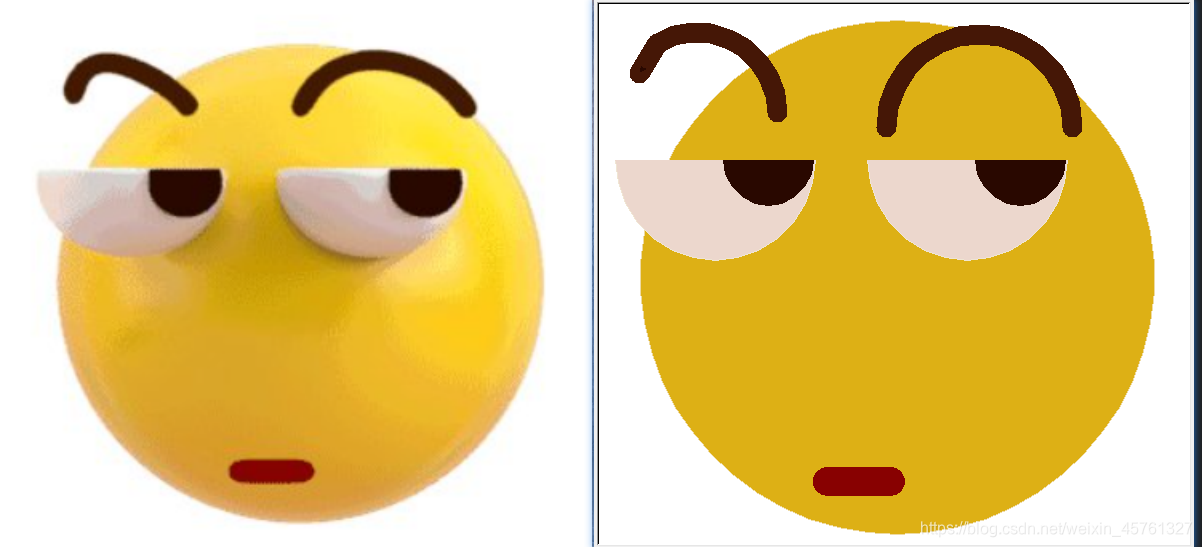 python如何用turtle库画一个擦汗表情包