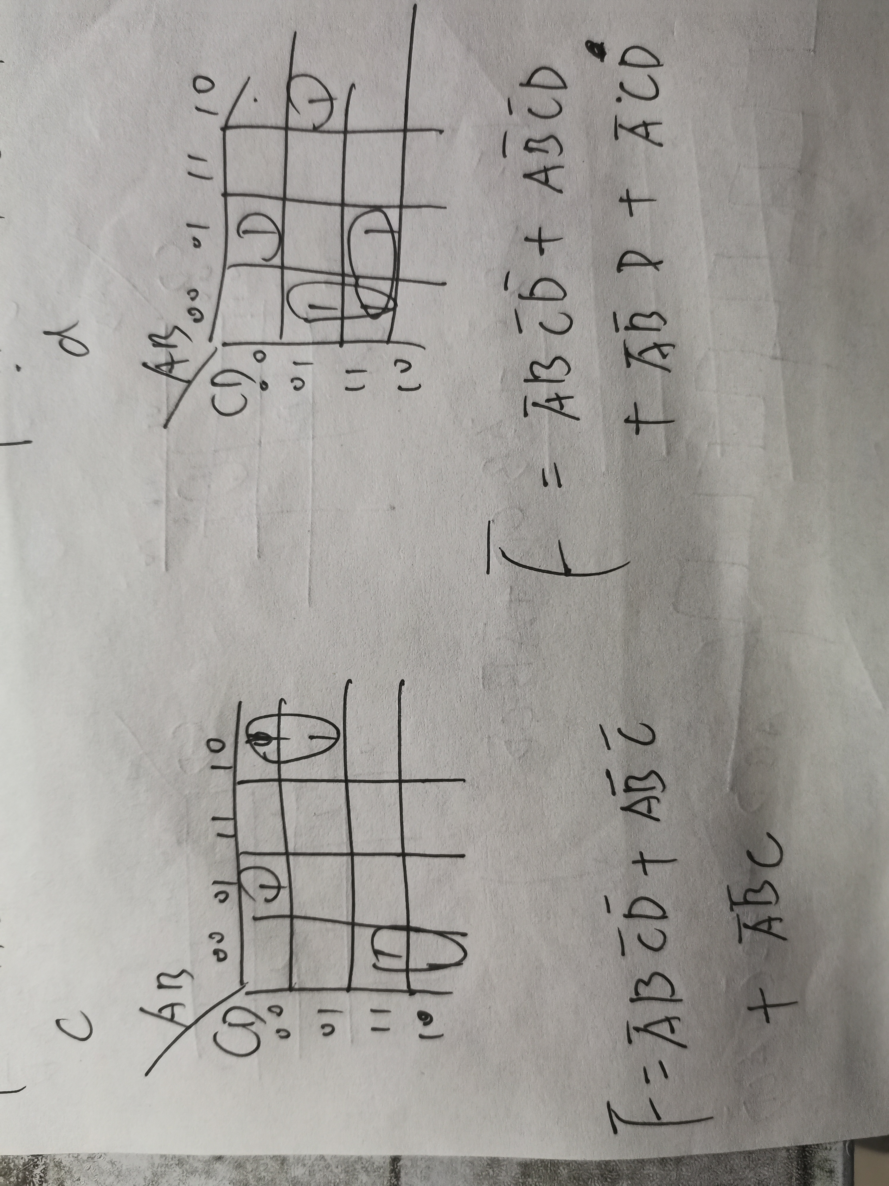 8421码转余三码卡诺图图片