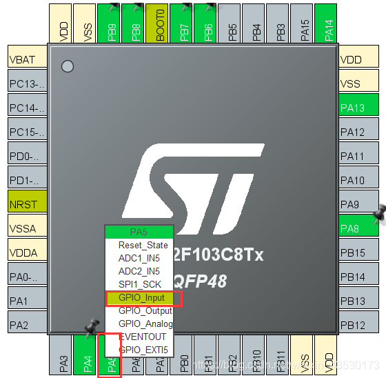 GPIO_Input模式