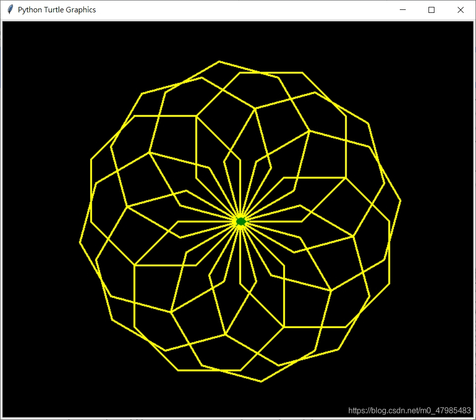 center_A_multiSameRegularPolygon(8, 12, 100)_頂點重合