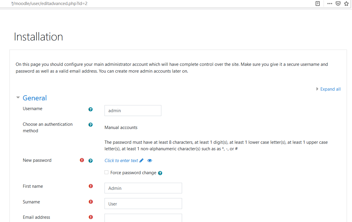 Ubuntu 18.04 安装 Moodle
