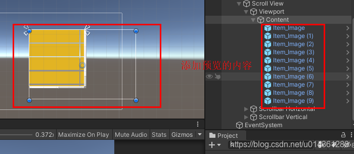 Unity UGUI 效果 之 ScrollView 轻松实现滚动(内容多少大小可以动态自动调整)预览效果_unity scroll view ...