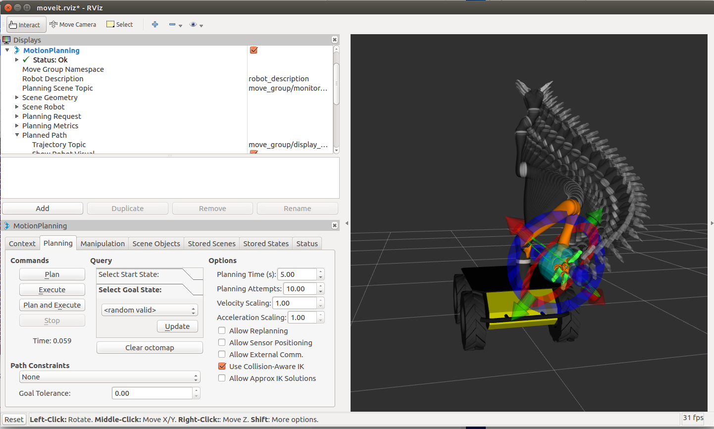 Moveit 学习——使用MoveIt Setup Assistant创建husky_kinova_moveit_config功能包_配置 ...
