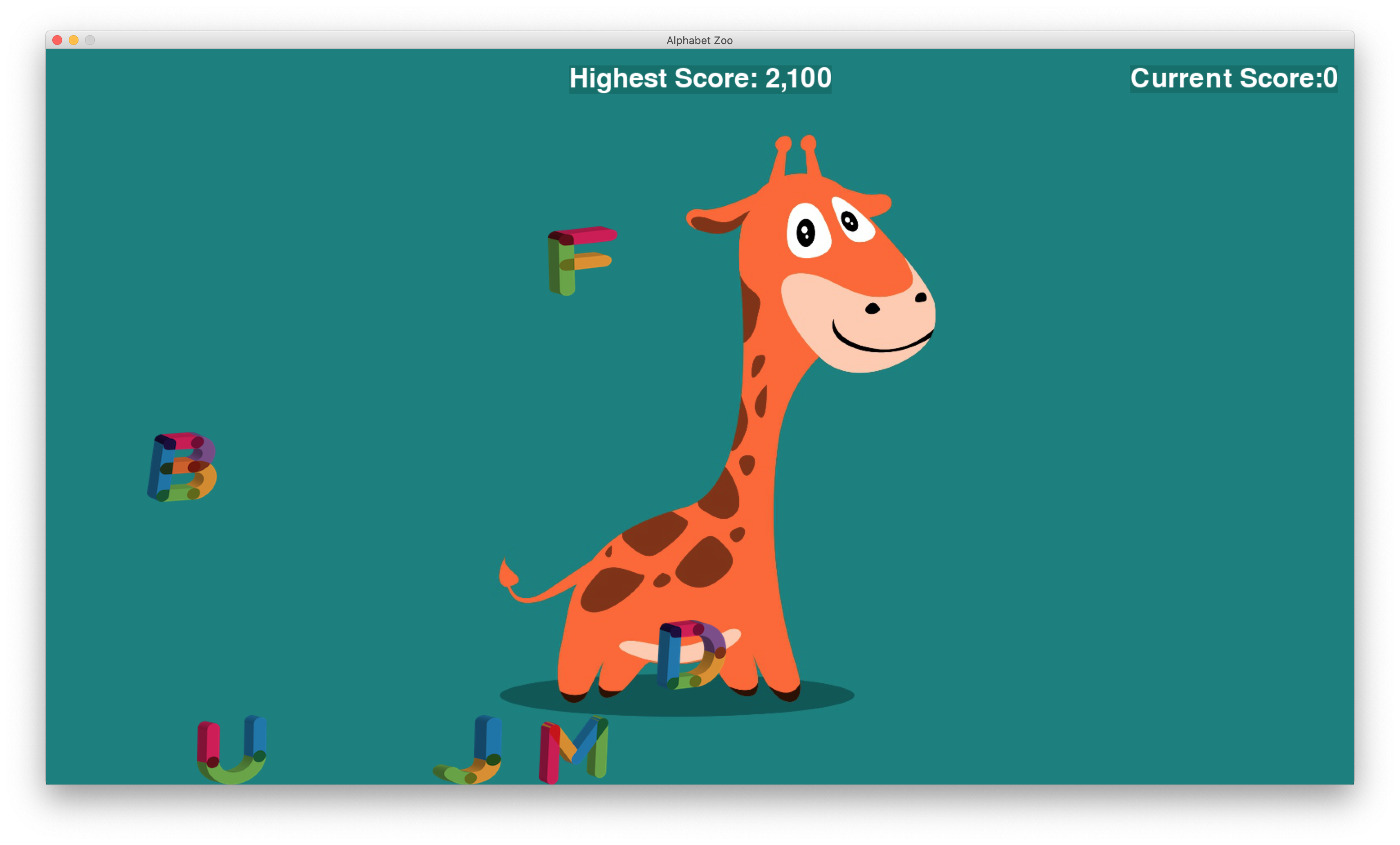 Python打字小游戏《Alphabet Zoo》wokaoyan1981的博客-