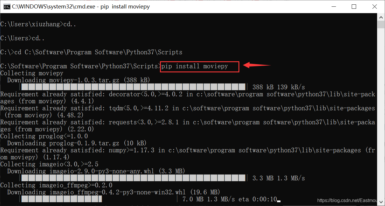 Python图像处理 二十九 Moviepy视频编辑库实现抖音短视频剪切合并操作 程序员部落