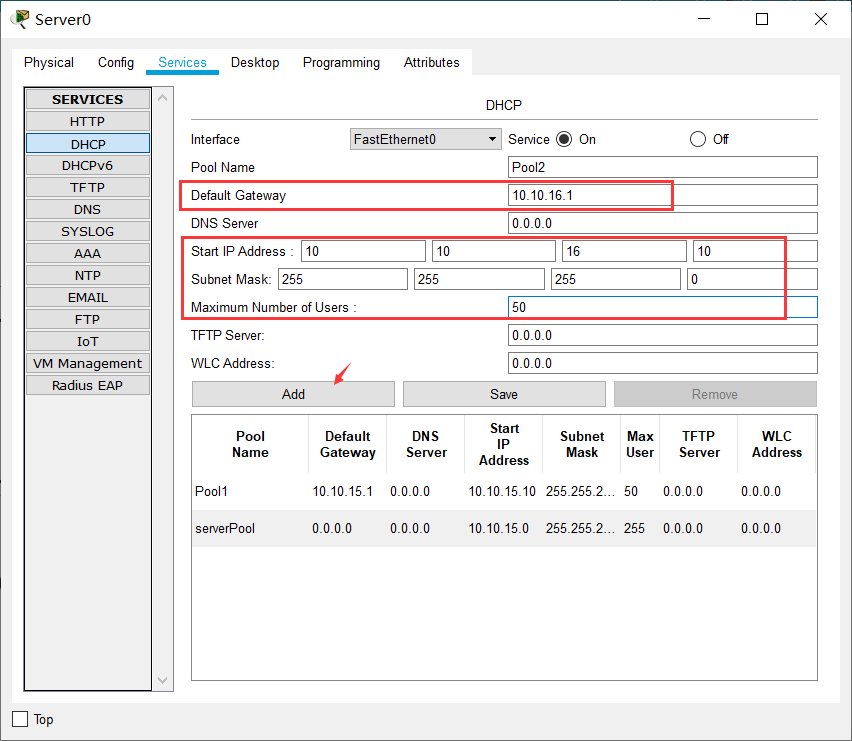 Packet Tracer DHCP服务器配置实验_ip helpaddressCSDN博客