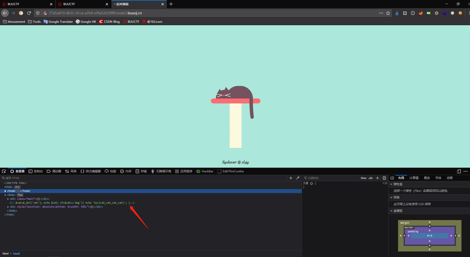 BUUCTF：[极客大挑战 2019]Havefun_havefun.jsp pass:ant-CSDN博客