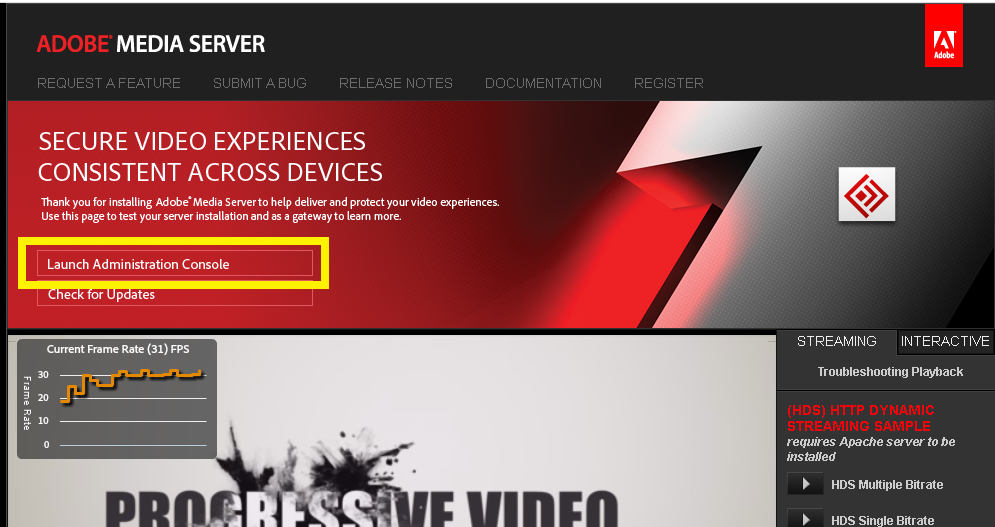 adobe media administration server 5的访问方法_adobe media server 登录CSDN博客