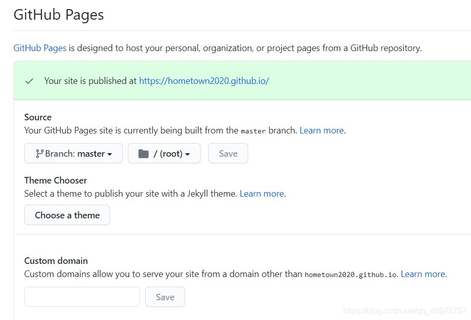 github pages