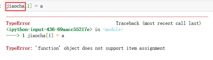 TypeError: ‘function‘ Object Does Not Support Item Assignment_function ...