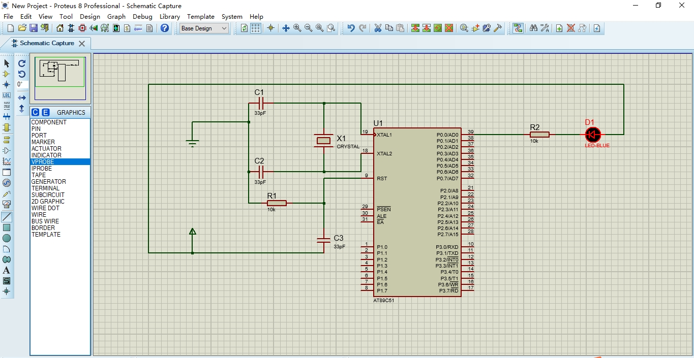 使用mdk编译stm32简单程序led闪烁
