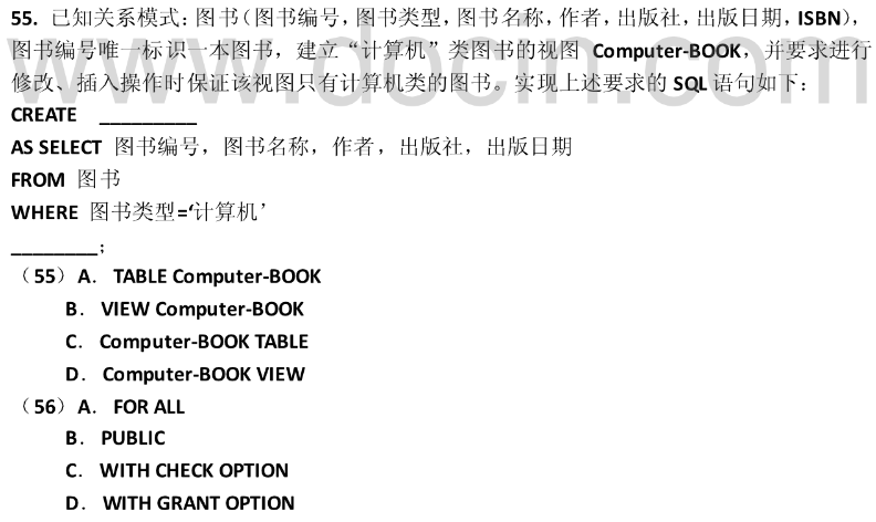 计算机软考——软件设计师（2012下半年卷）上午真题+解析整理