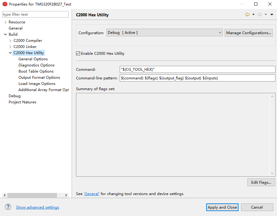 CCS9版本生成各种标准HEX文件（如intel标准）操作_ccs如何直接烧录hex文件CSDN博客