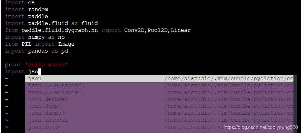 vim实现python补全功能--最新安装成功经验分享_aiAIman的博客-CSDN博客_vimpython补全