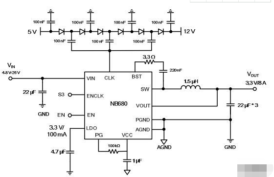 DC-DC电源芯片NB680 3.3V-CSDN博客