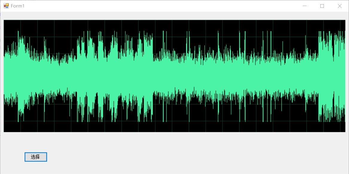 c# 参考 cool edit 样式, 绘制音频波形图