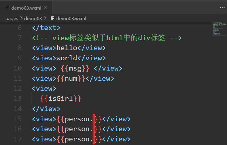 技巧vscode中同时选中多段代码并复制粘贴到多处不同位置