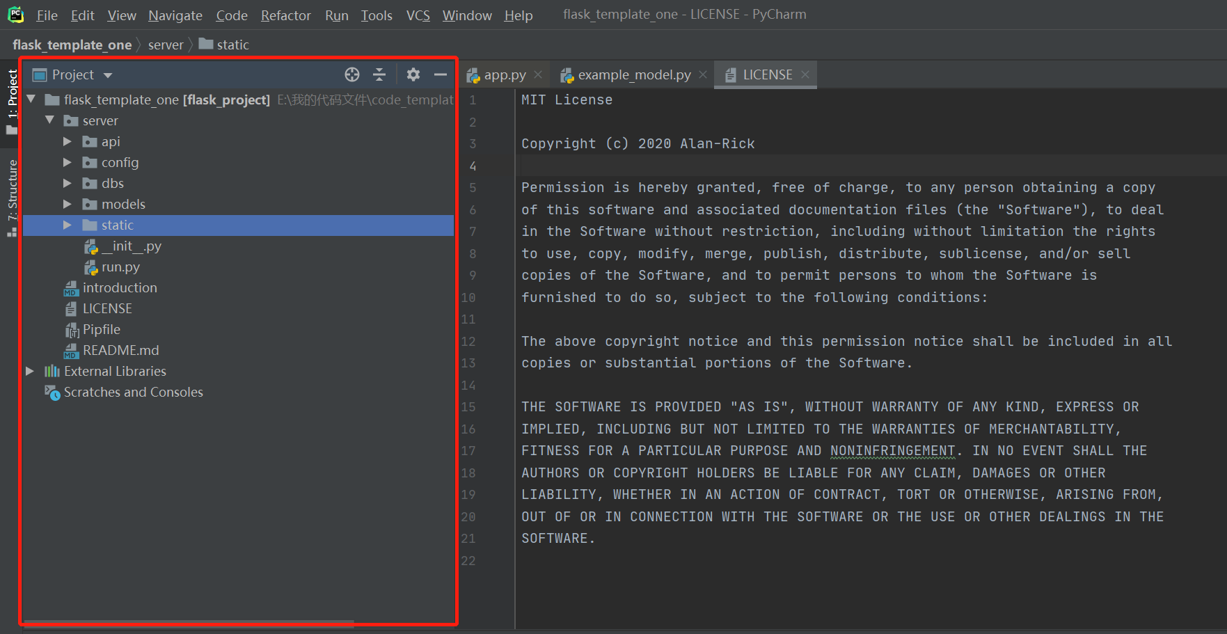 使用Flask构建web项目的代码架构以及技术栈模板（一）_flask架构设计图-CSDN博客
