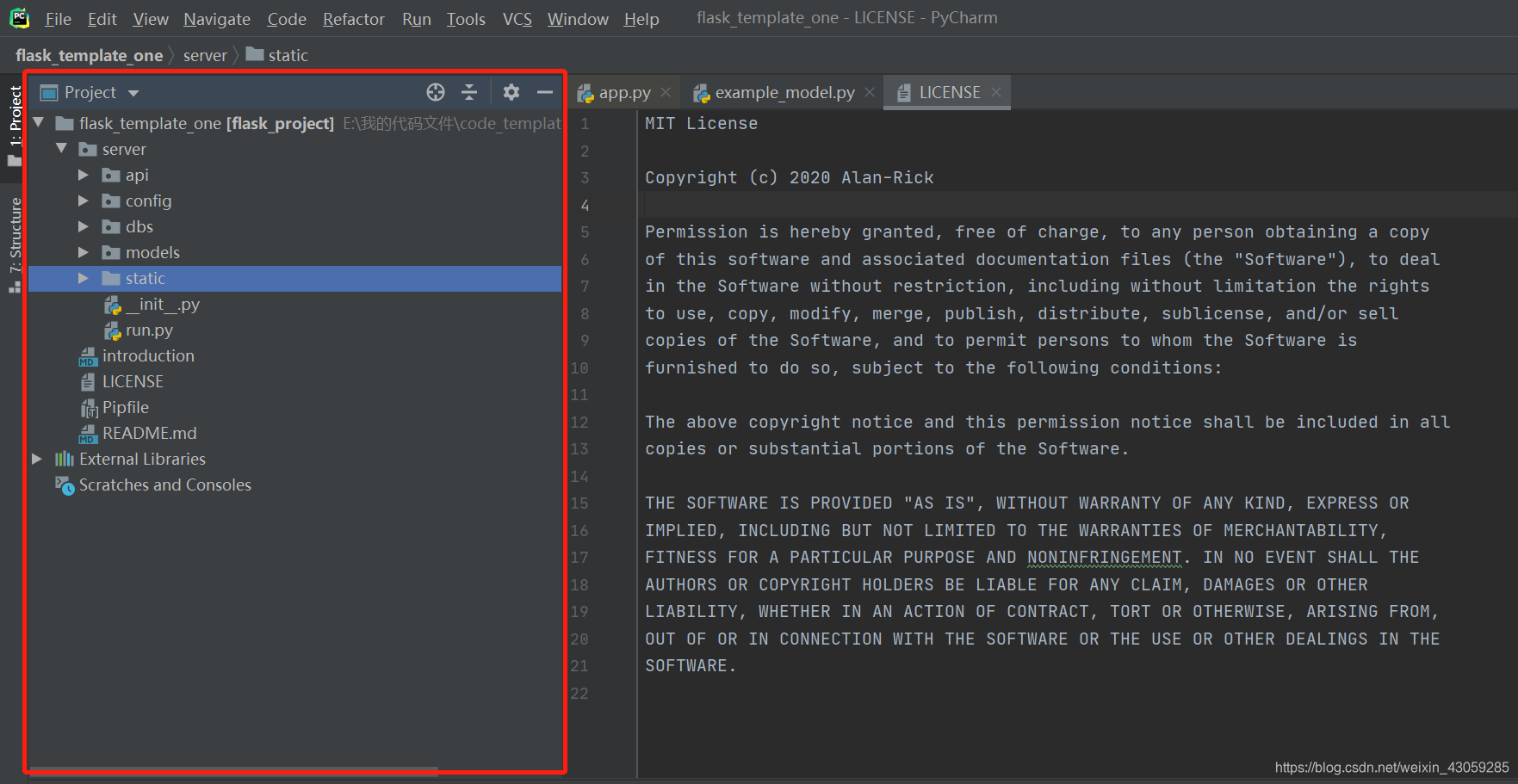 使用Flask构建web项目的代码架构以及技术栈模板(一)_flask架构设计图-CSDN博客