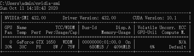 nvidia-smi