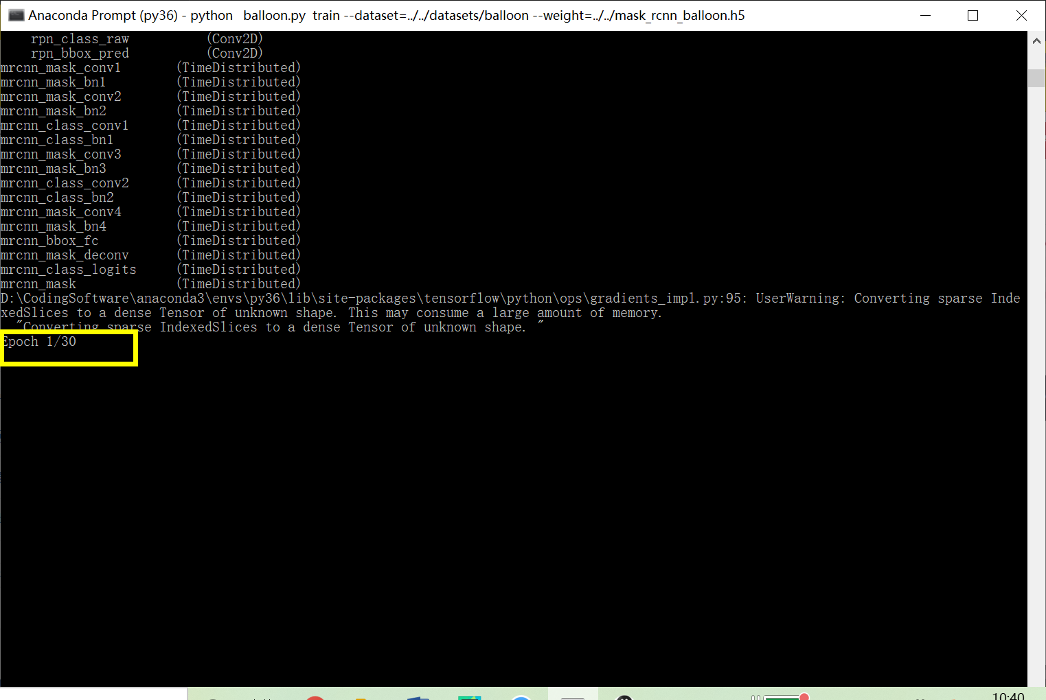 Mask RCNN： TypeError reduce_mean() got an unexpected keyword argument