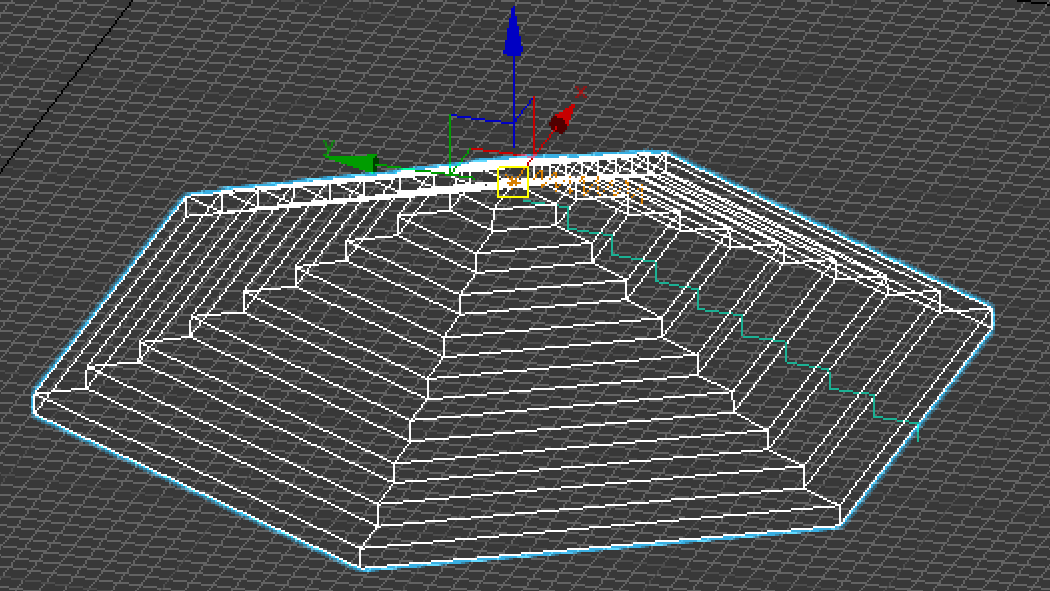 3dmax 倒角剖面(中式亭子)