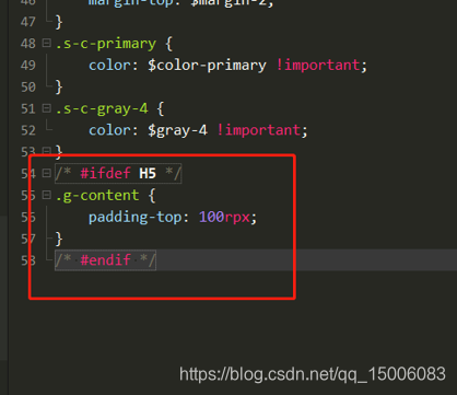 去掉样式文件中的条件编译,改写在。vue页面