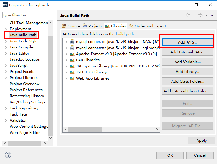 【JAVA】JSP操作数据库简单实例和mysqlconnectorjava5.0.3bin.jar项目配置方法CSDN博客