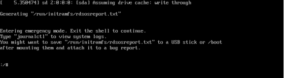 Generating run initramfs rdsosreport txt что делать centos