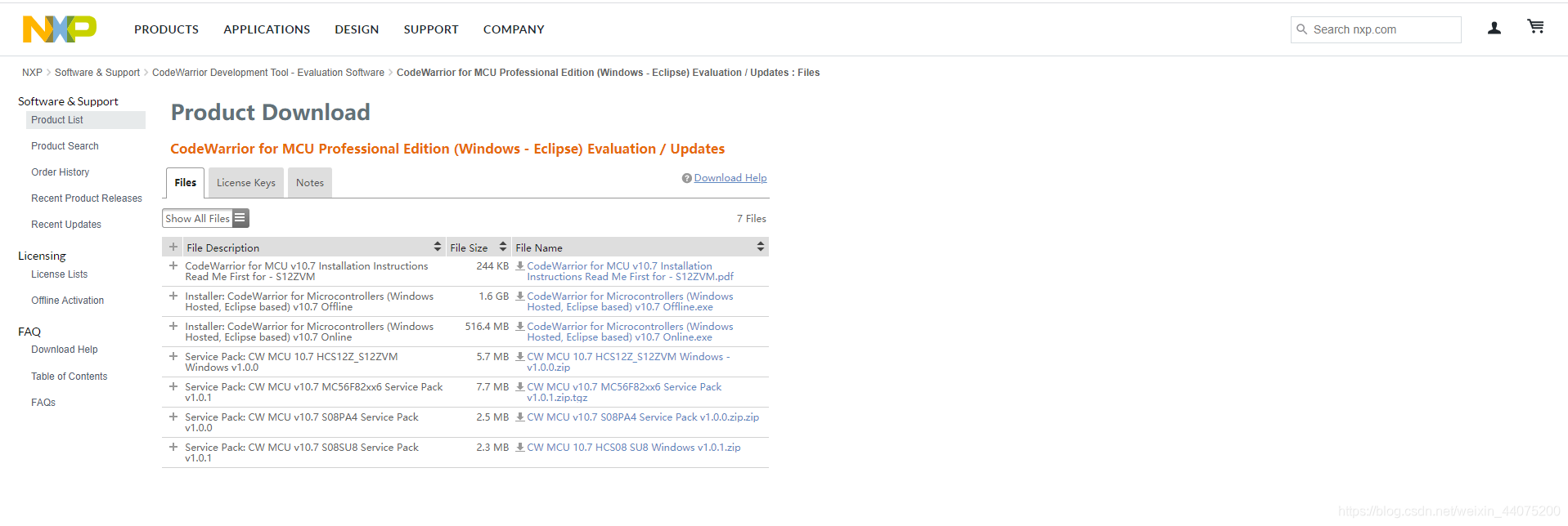 嵌入式单片机开发软件CodeWarrior的下载和安装过程。_codewarrior下载-CSDN博客