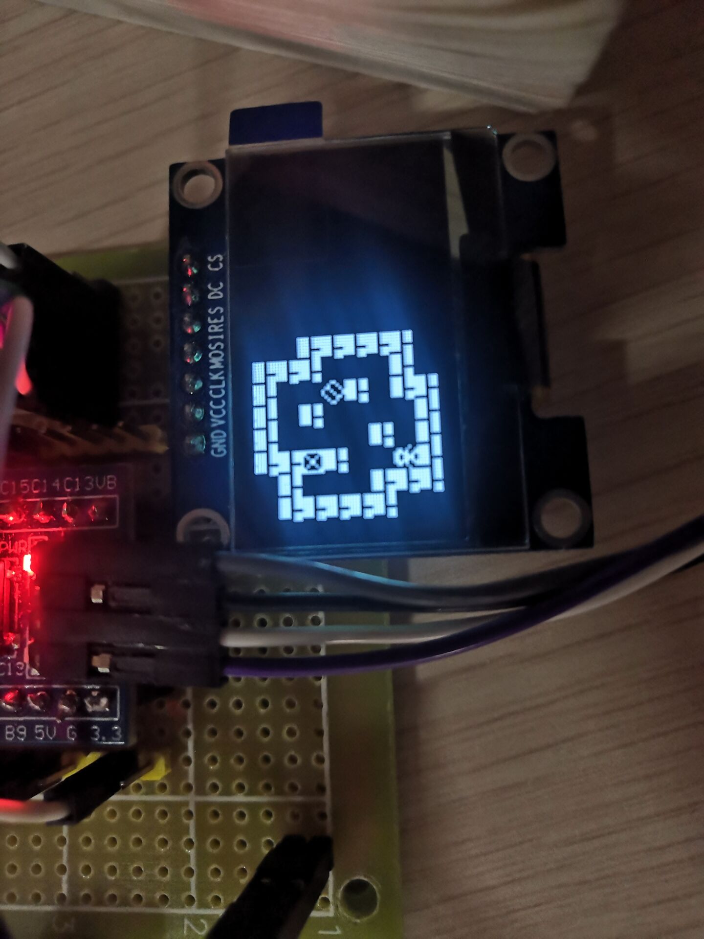 地图显示到OLED上