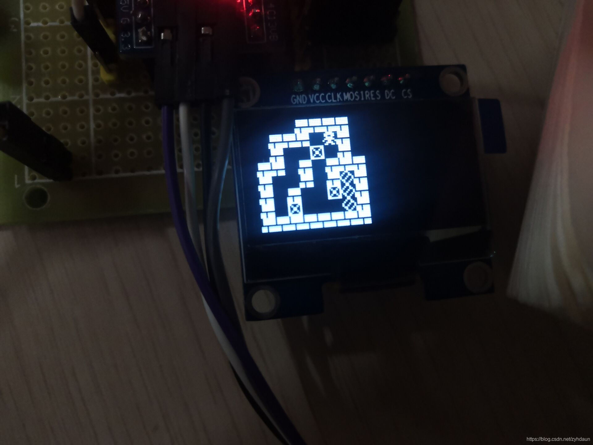 地图显示到OLED上