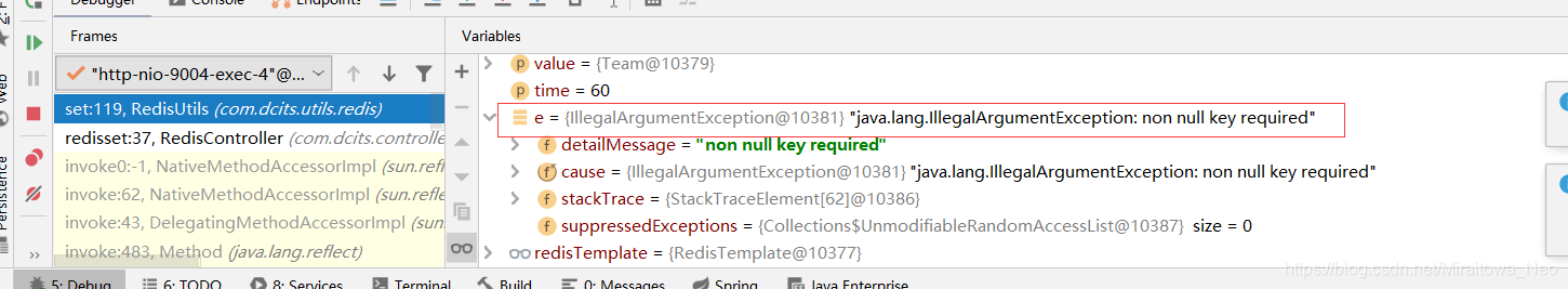 解决问题:java.lang.IllegalArgumentException: non null key required 错误 ...