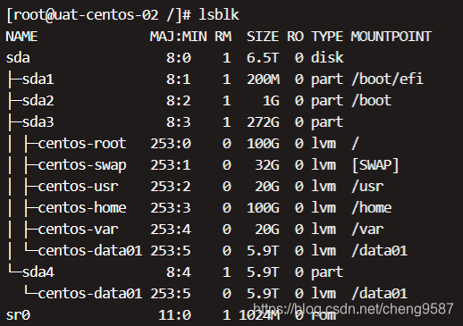 Linux对磁盘进行分区扩容