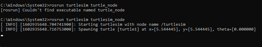 启动turtlesim节点